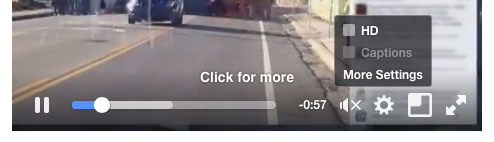 Facebook Video HD Button